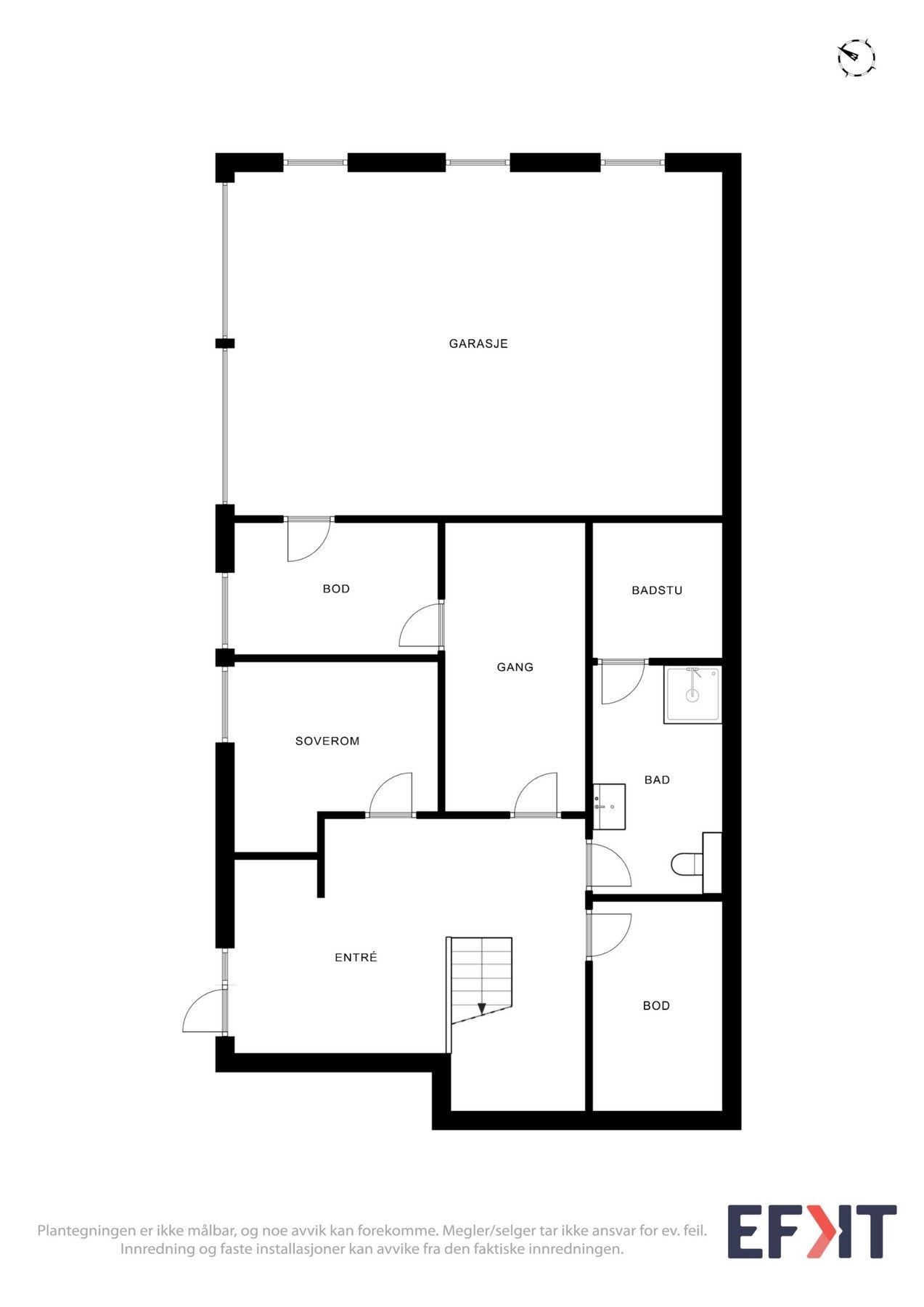 - Planskisse underetasje - Galleribilde