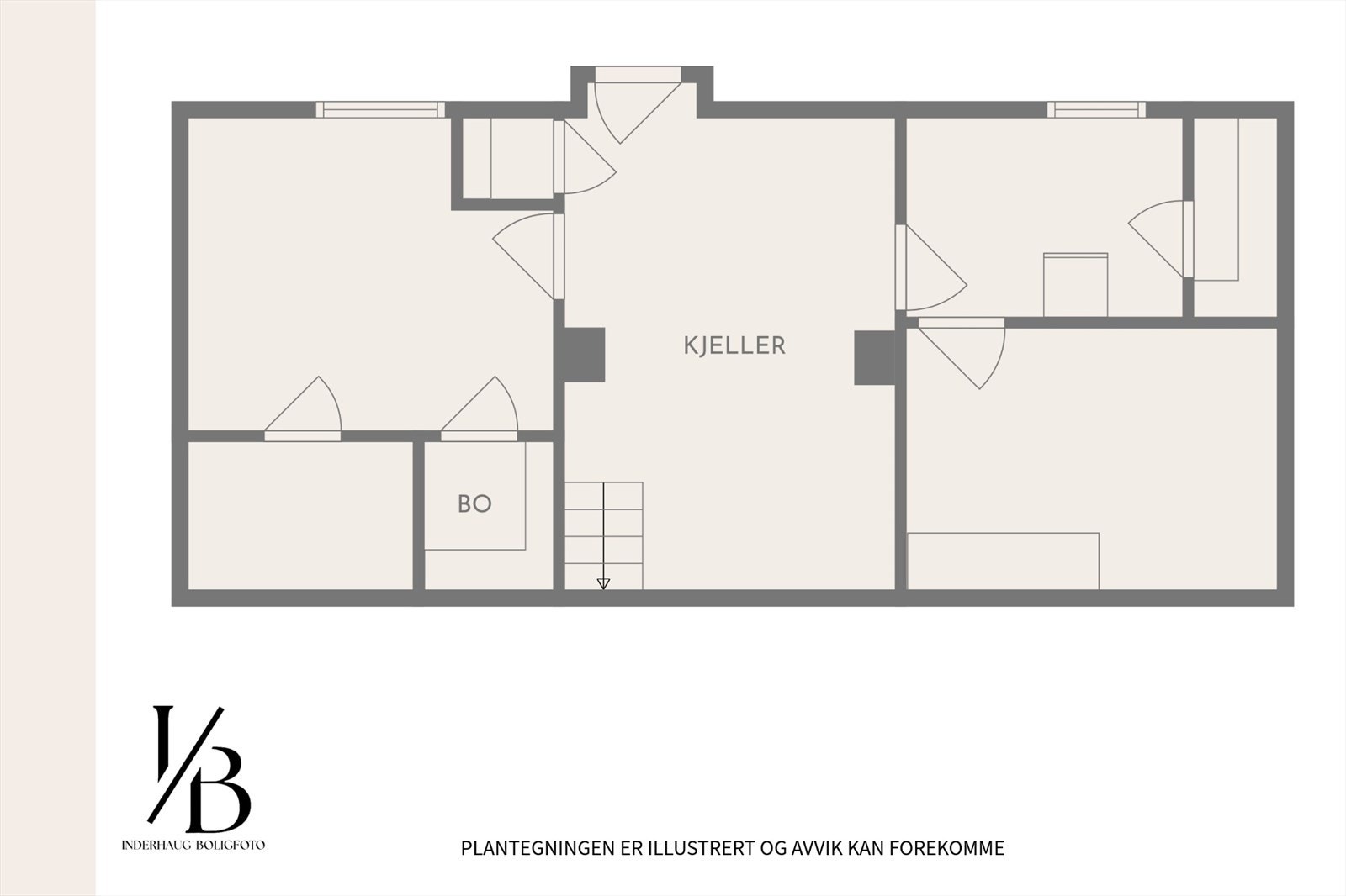 - Plantegning 2D kjeller - Galleribilde
