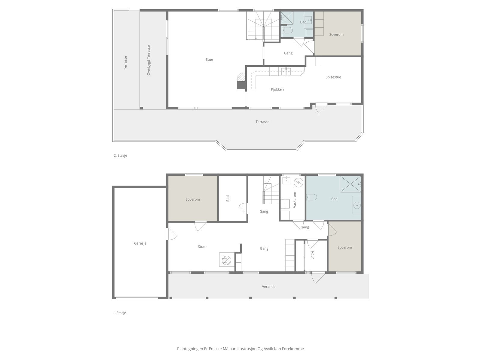 Plantegning Galleribilde