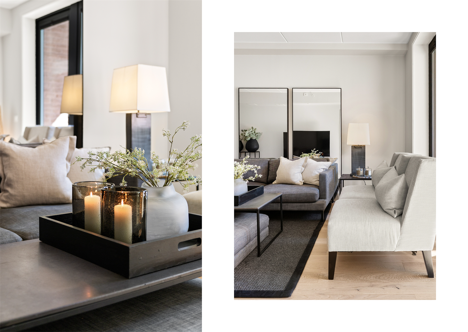 Her er det god plass til en romslig sofagruppe og tilhørende møblement, med fleksible møbleringsmuligheter. Galleribilde