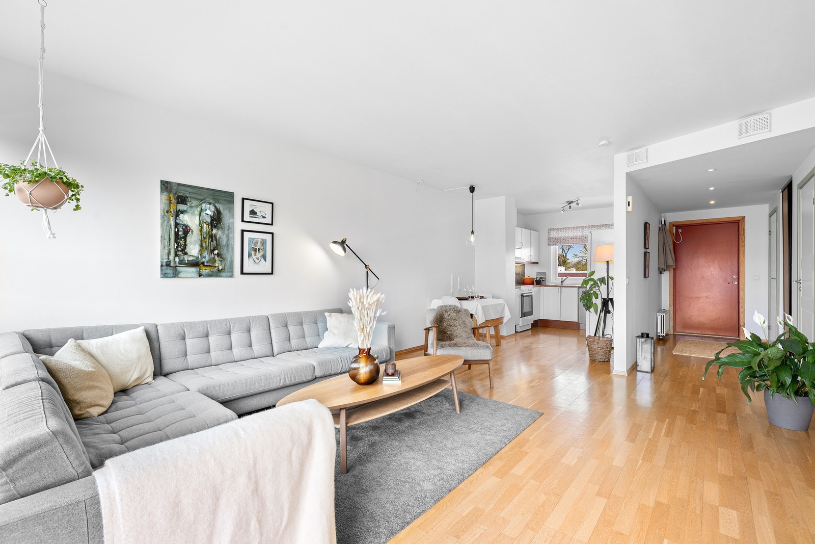 Leiligheten har energimerke "Grønn - B", som gir mulighet for grønt boliglån. Galleribilde
