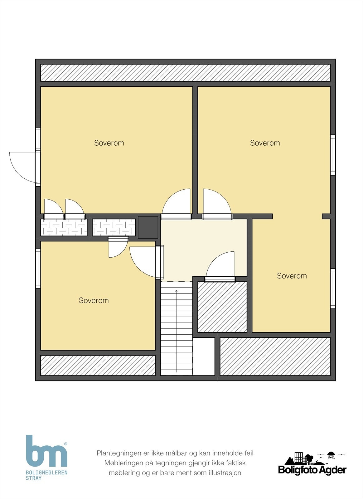 Planskisse - loftsetasje Galleribilde