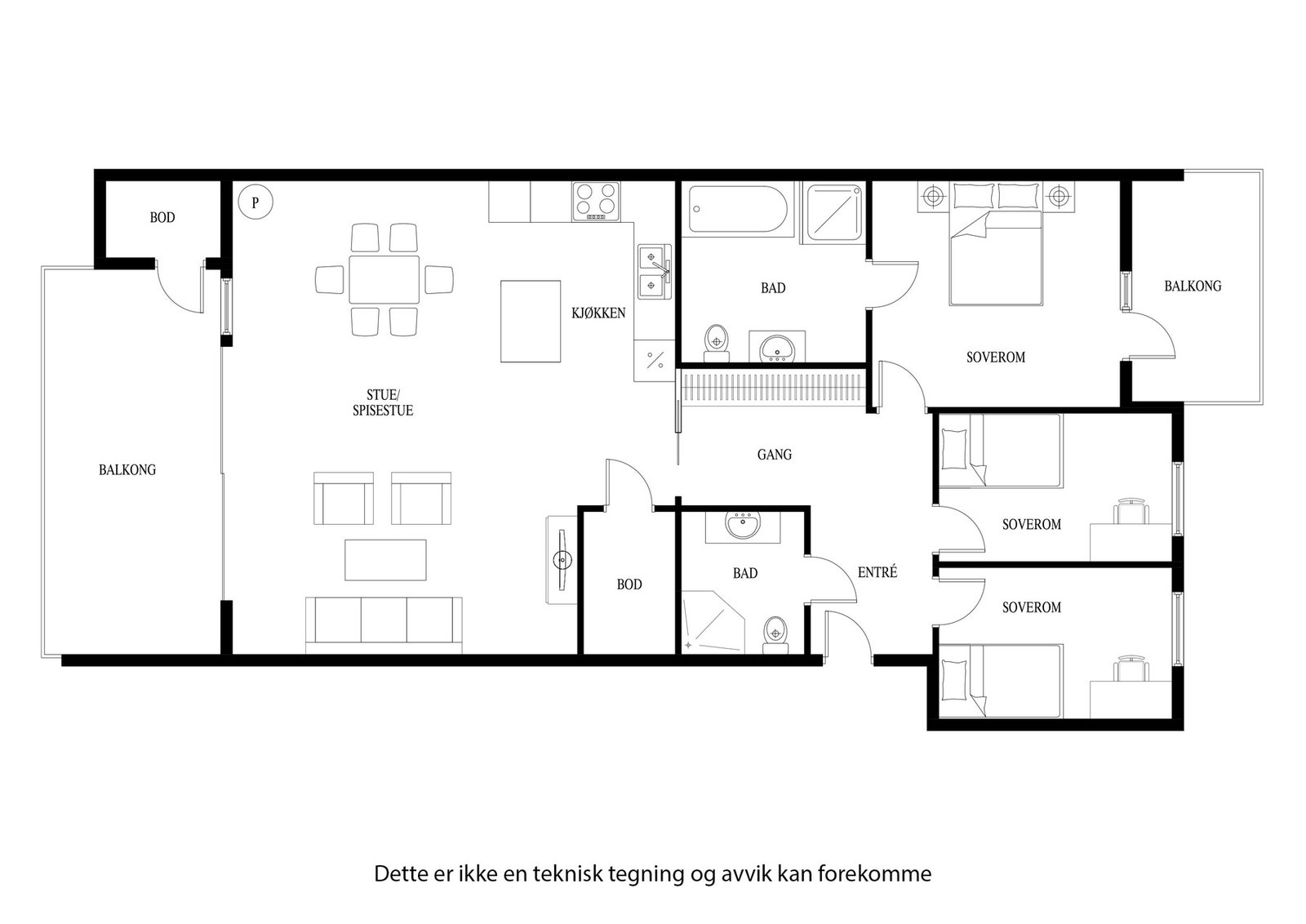 Plantegning Galleribilde