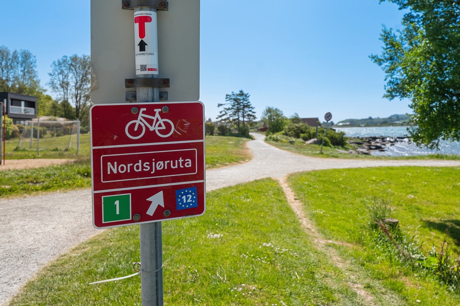 Området her er like nedenfor boligen Galleribilde