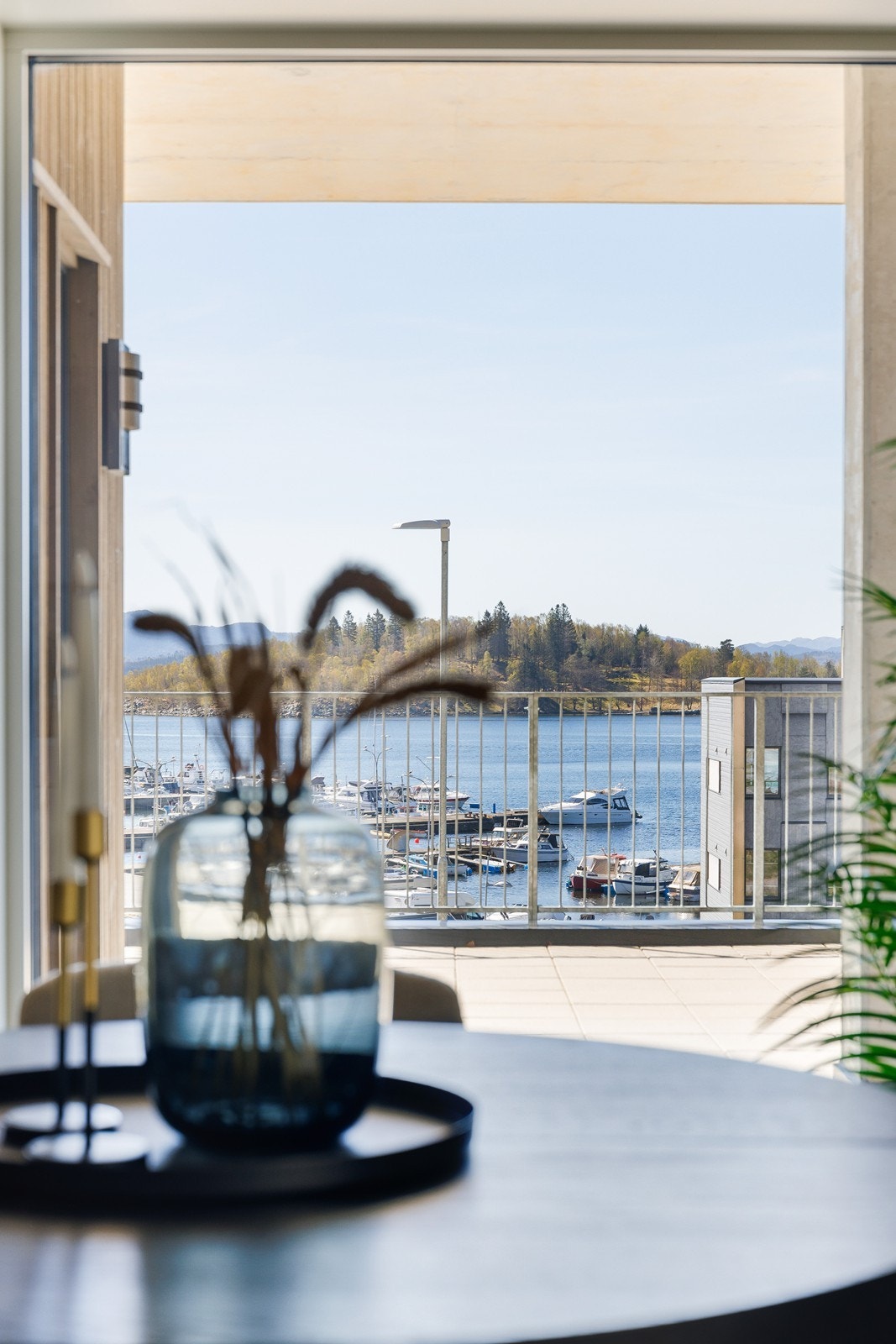 Flott utsikt fra spisebordet Galleribilde