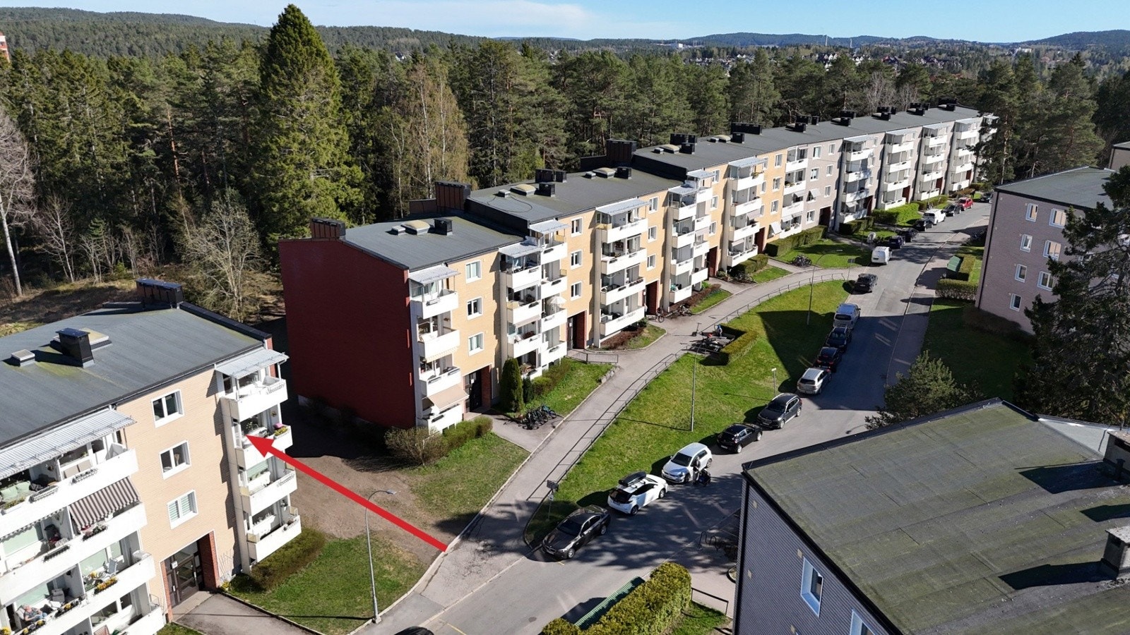 Dronebilde selger Galleribilde