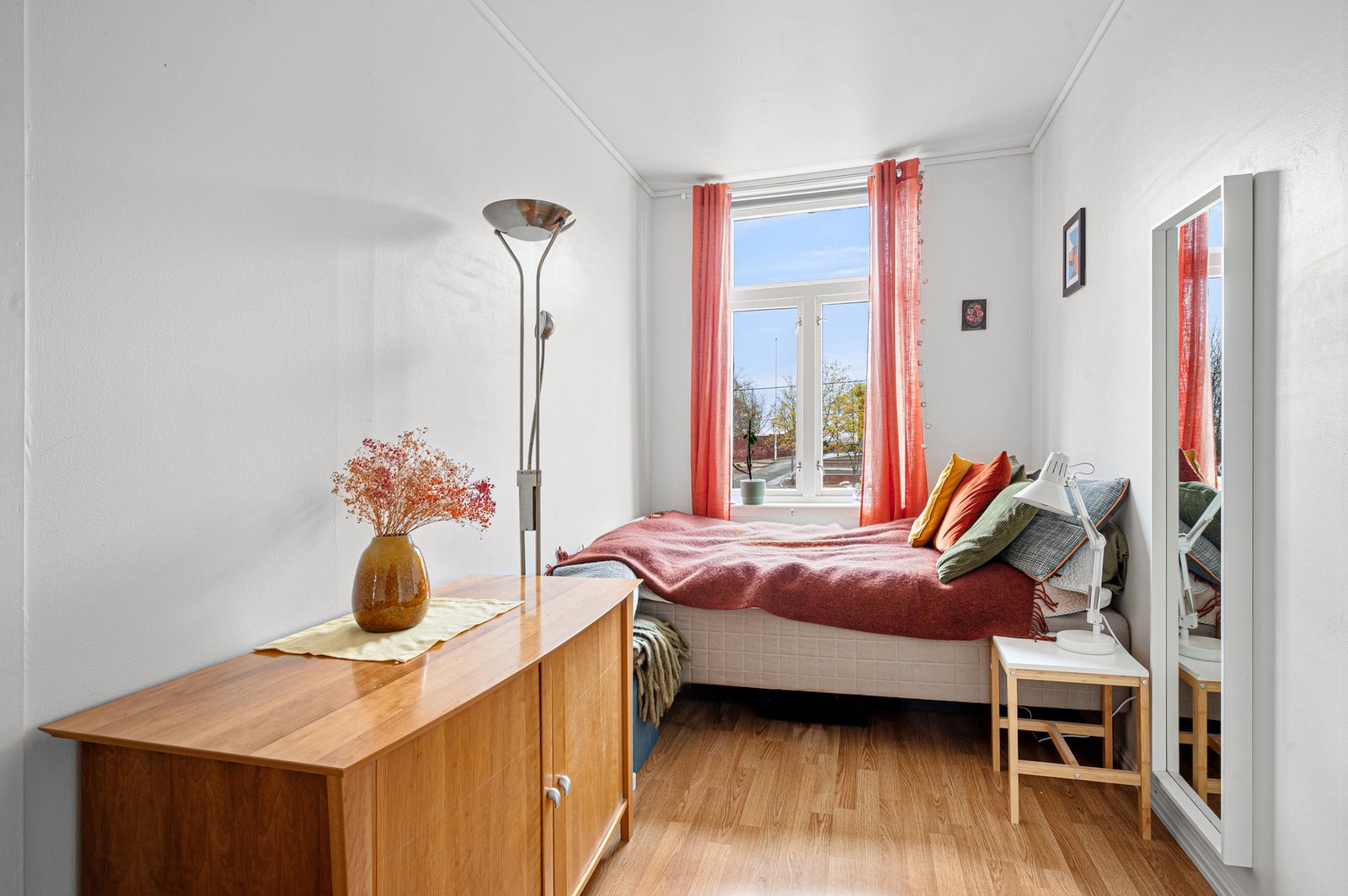 Det siste soverommet er på 9,5 kvadratmeter. Galleribilde