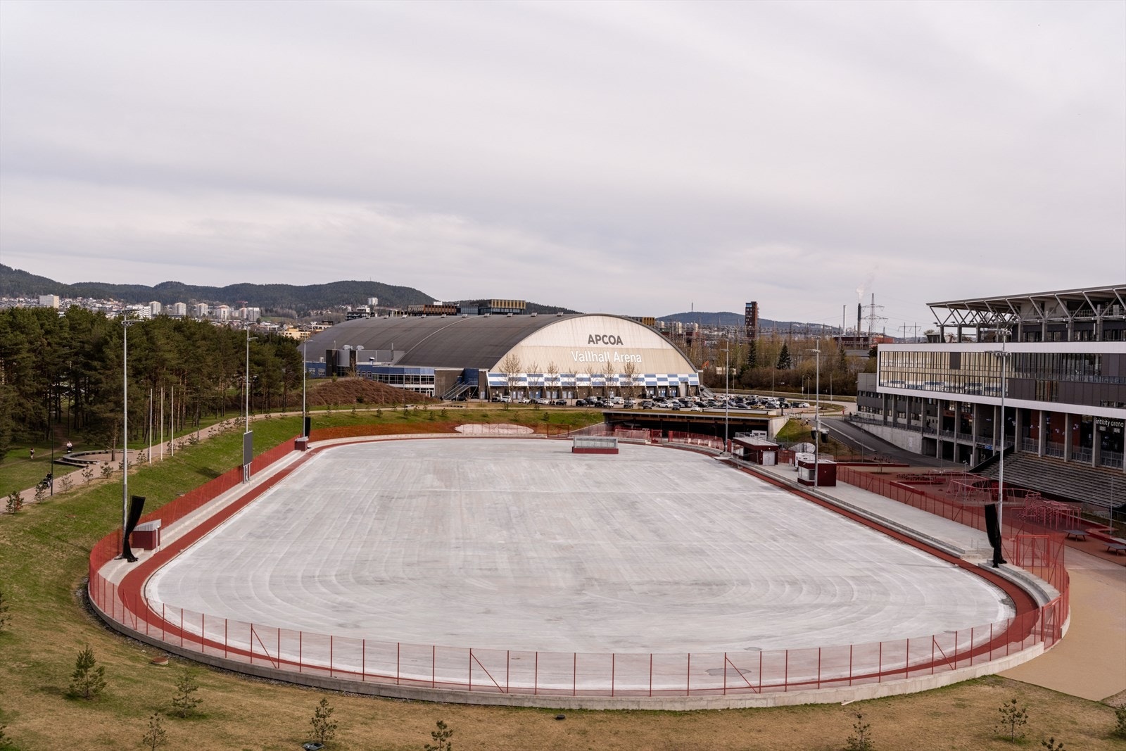 Valle Hovin, Intility Arena og Valhall Arena ligger rett ved leiligheten Galleribilde