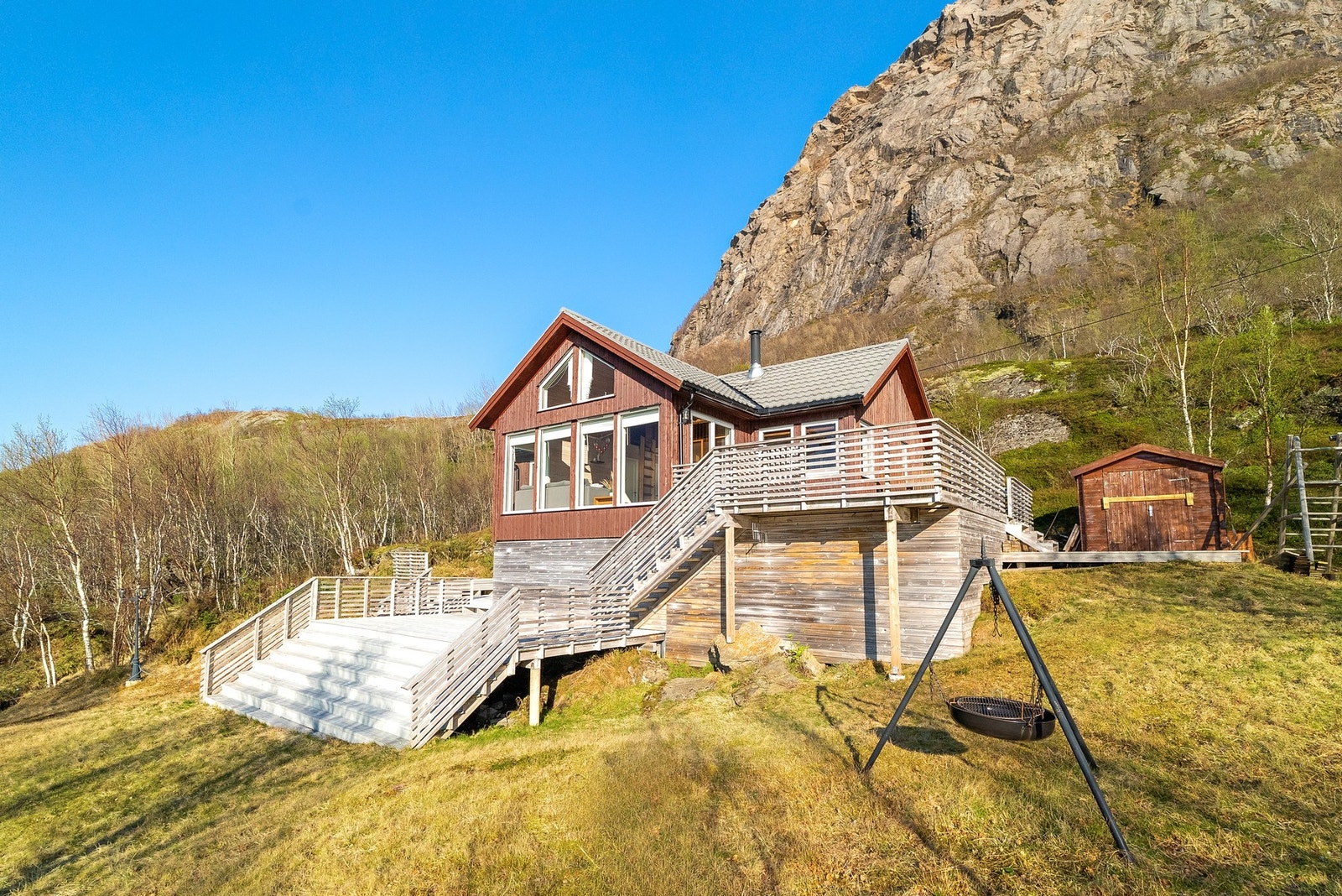Store og fleksible uteområder for små og store familier. Galleribilde