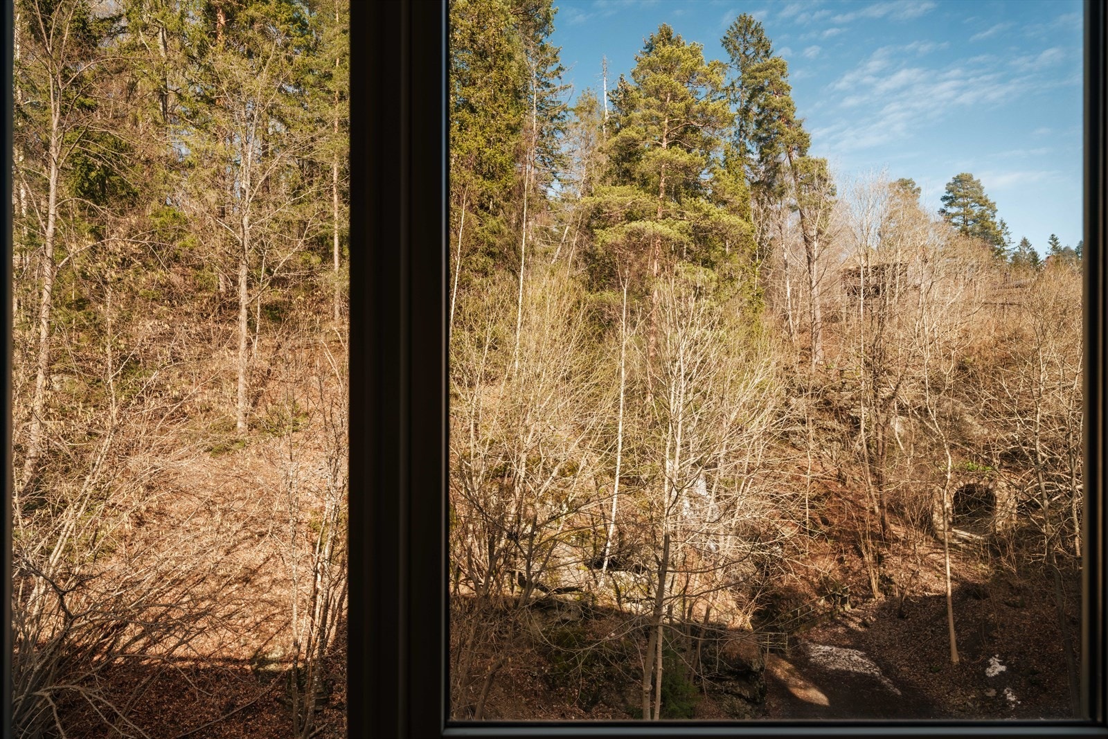 Her bor du skjermet fra byens støy, med marka som nærmeste nabo. Galleribilde