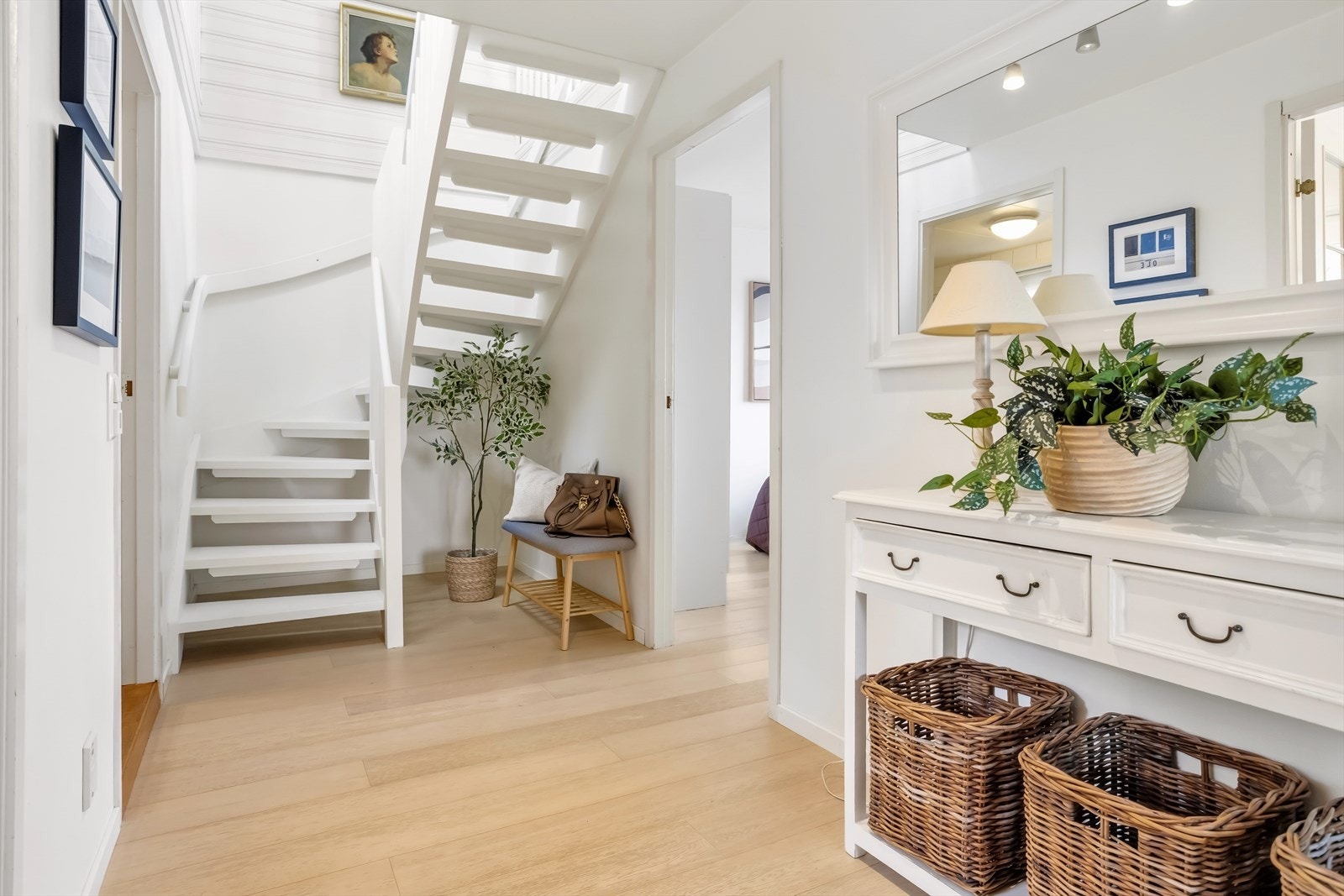 Så beveger vi oss videre opp til loftet. Galleribilde