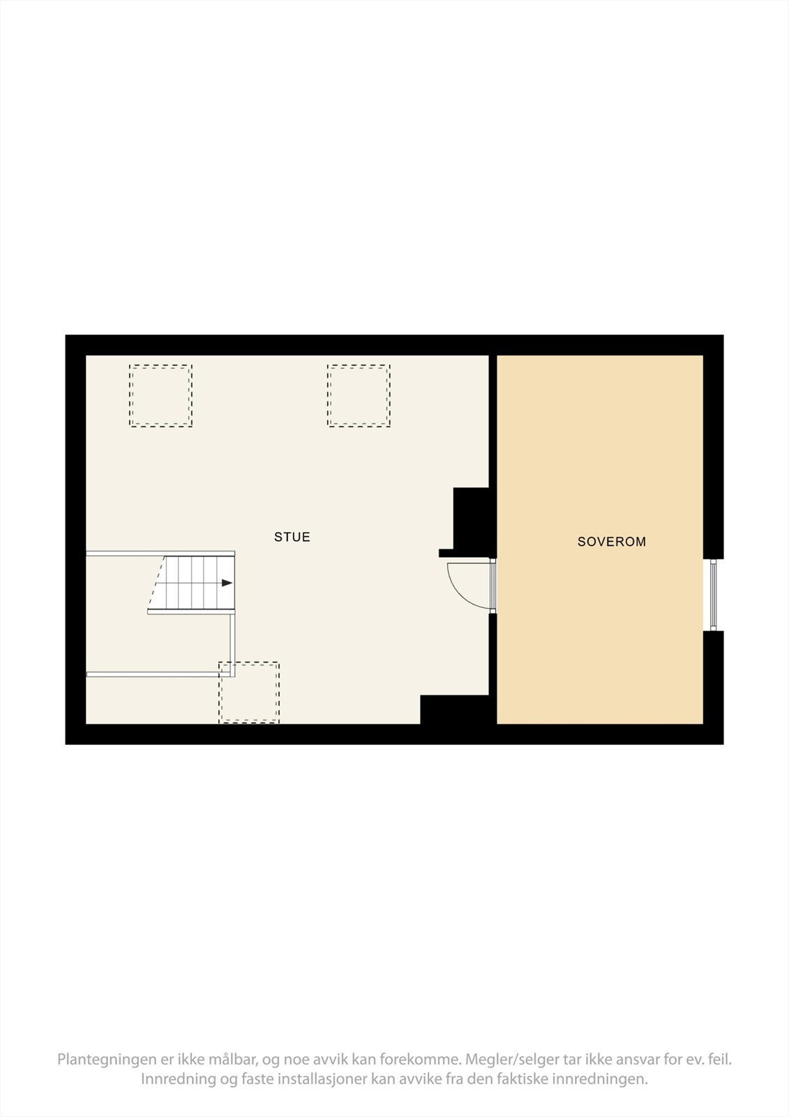 Plantegning loft. Galleribilde