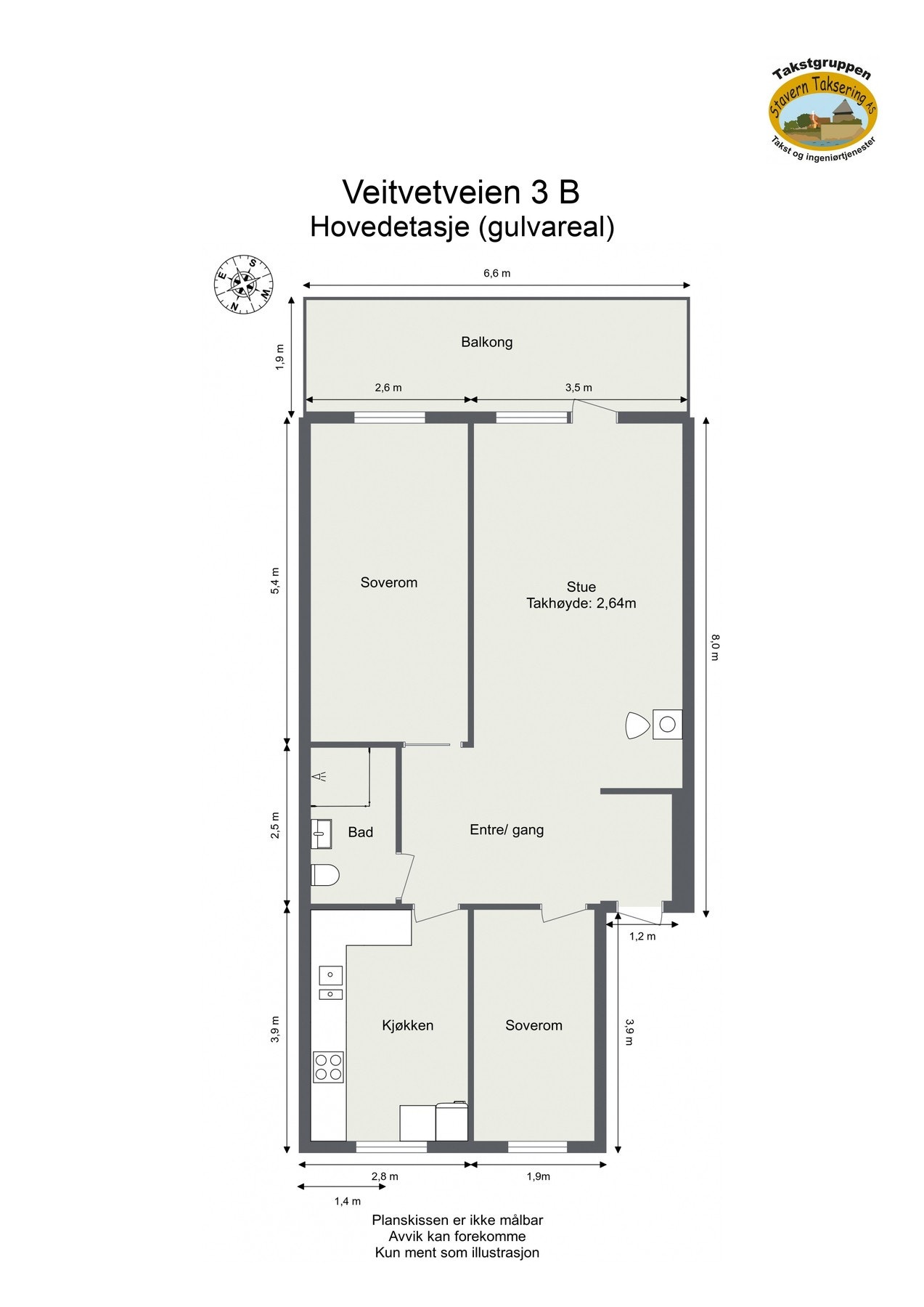 Planskisse Galleribilde