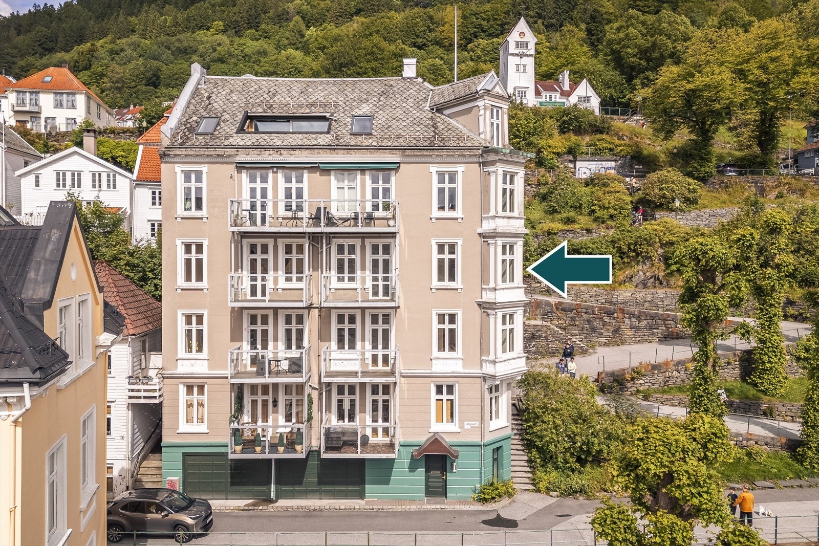 Bygget er oppført i 1900, og har aldri vært omsatt i åpne markedet Galleribilde