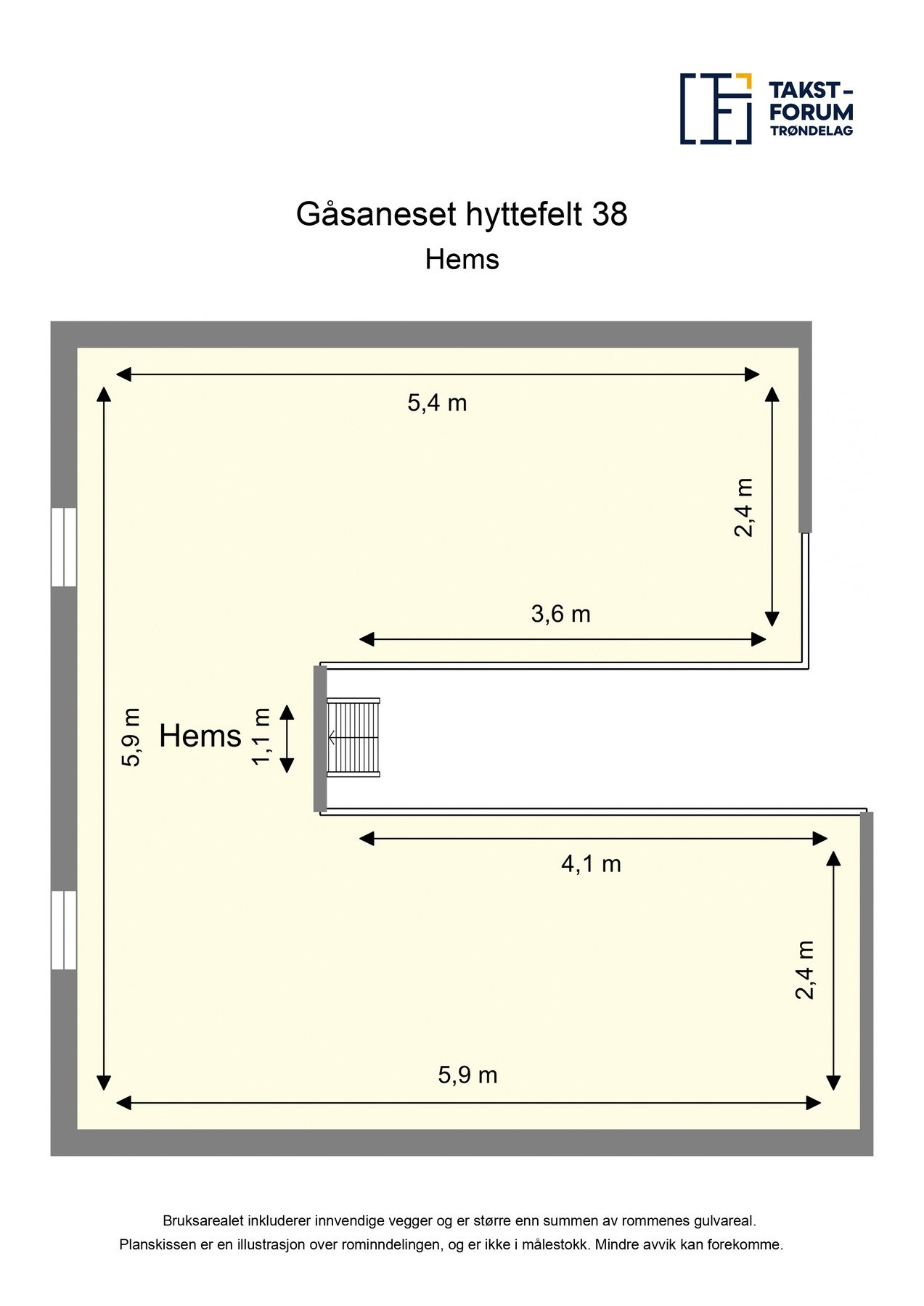 Planskisse hems Galleribilde