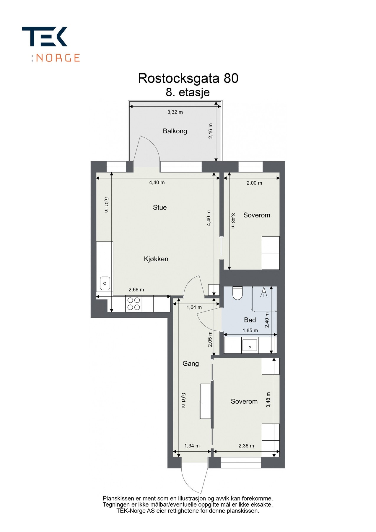 Plantegning Galleribilde