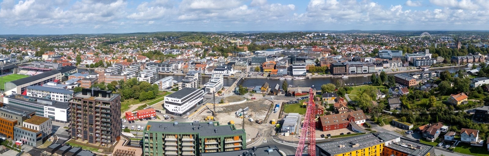 Velkommen til Værste - en pulserende og ny bydel hvor moderne arkitektur møter byens historie langs elvebredden. Galleribilde