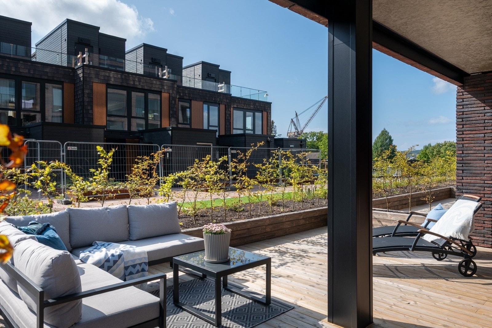 Moderne arkitektur og materialvalg preger hele prosjektet. Galleribilde