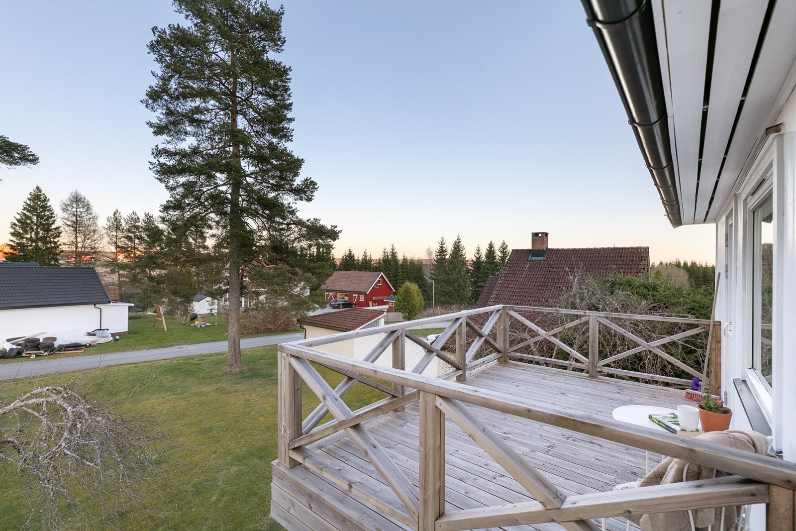 Her kan man nyte idyllisk utsikt mot nærområde! Galleribilde