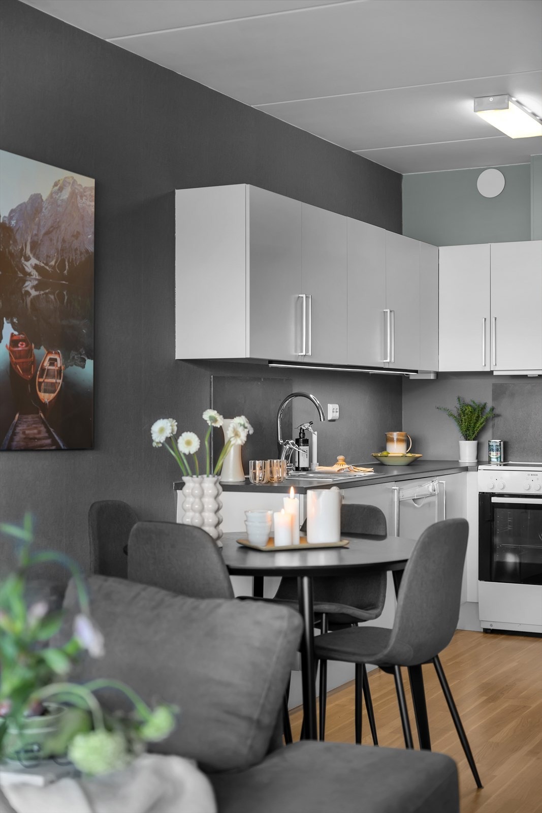God plass til spisegruppe Galleribilde
