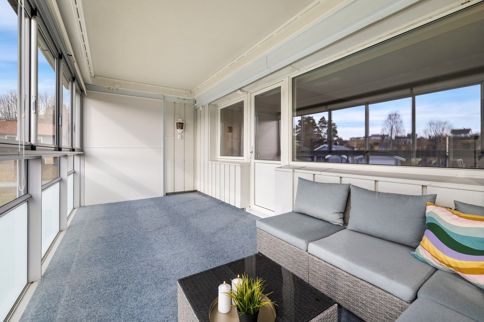 Her er det god plass til en hyggelig sittegruppe. Galleribilde