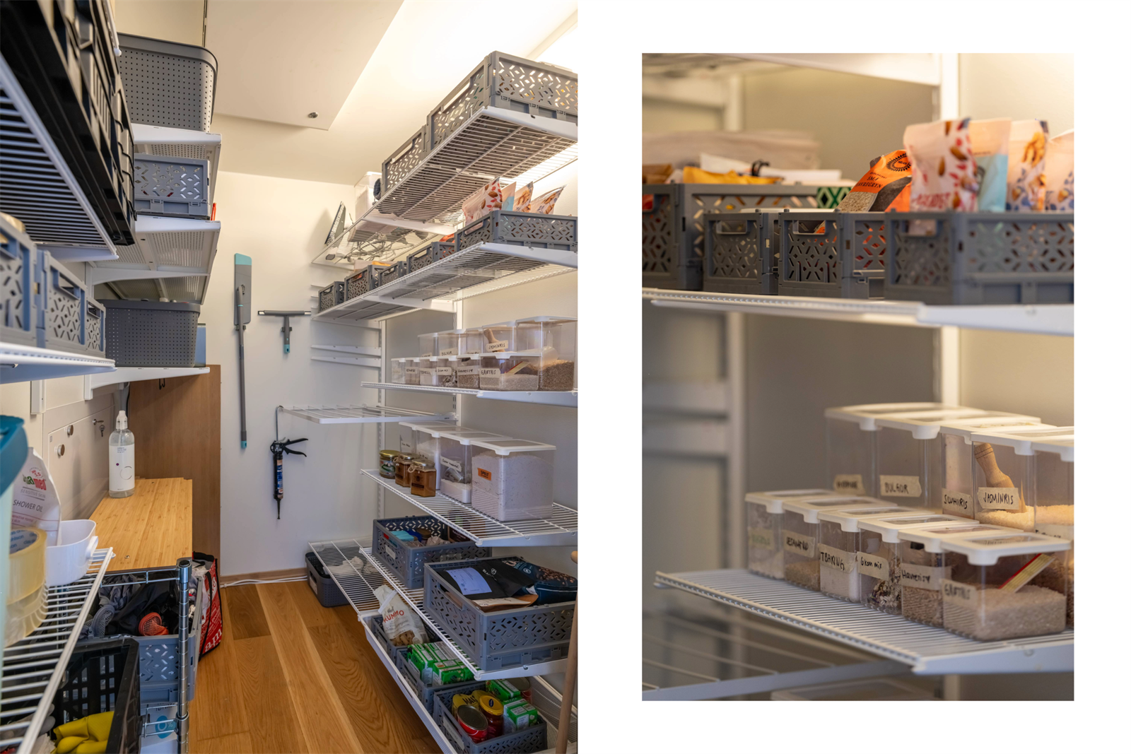 Her er det rikelig med plass til alt du bruker i hverdagen, men ikke vil se Galleribilde