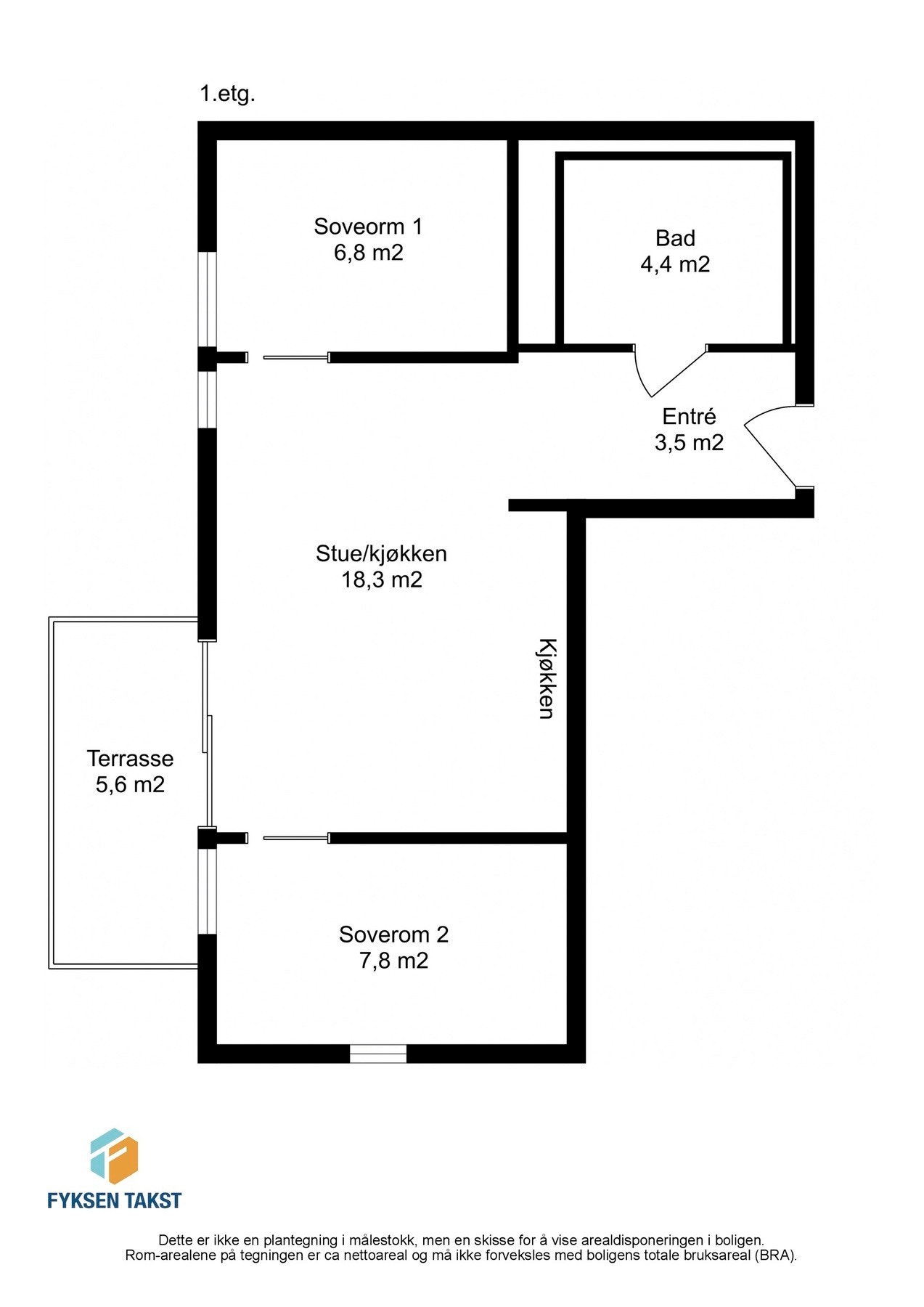 Ta en titt på planskissen og gjør deg kjent med romfordelingen! Skulle ikke visningstidspunkt passe? Ta kontakt på 400 84 956, så finner vi en løsning. Galleribilde