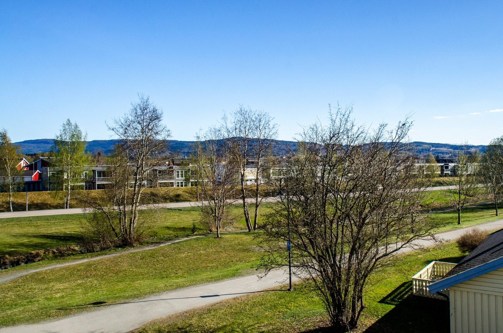 Utsikt fra balkongen. Galleribilde