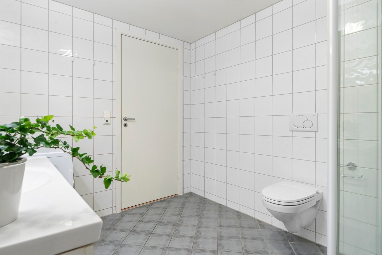 Det er gulvvarme på badet. Galleribilde