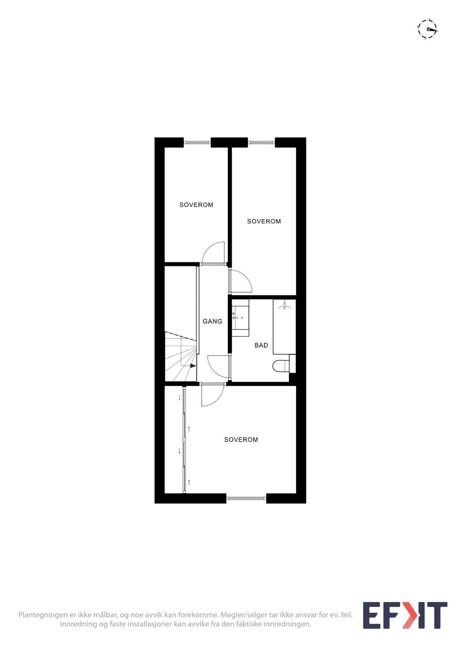 Planskisse 2.etasje Galleribilde