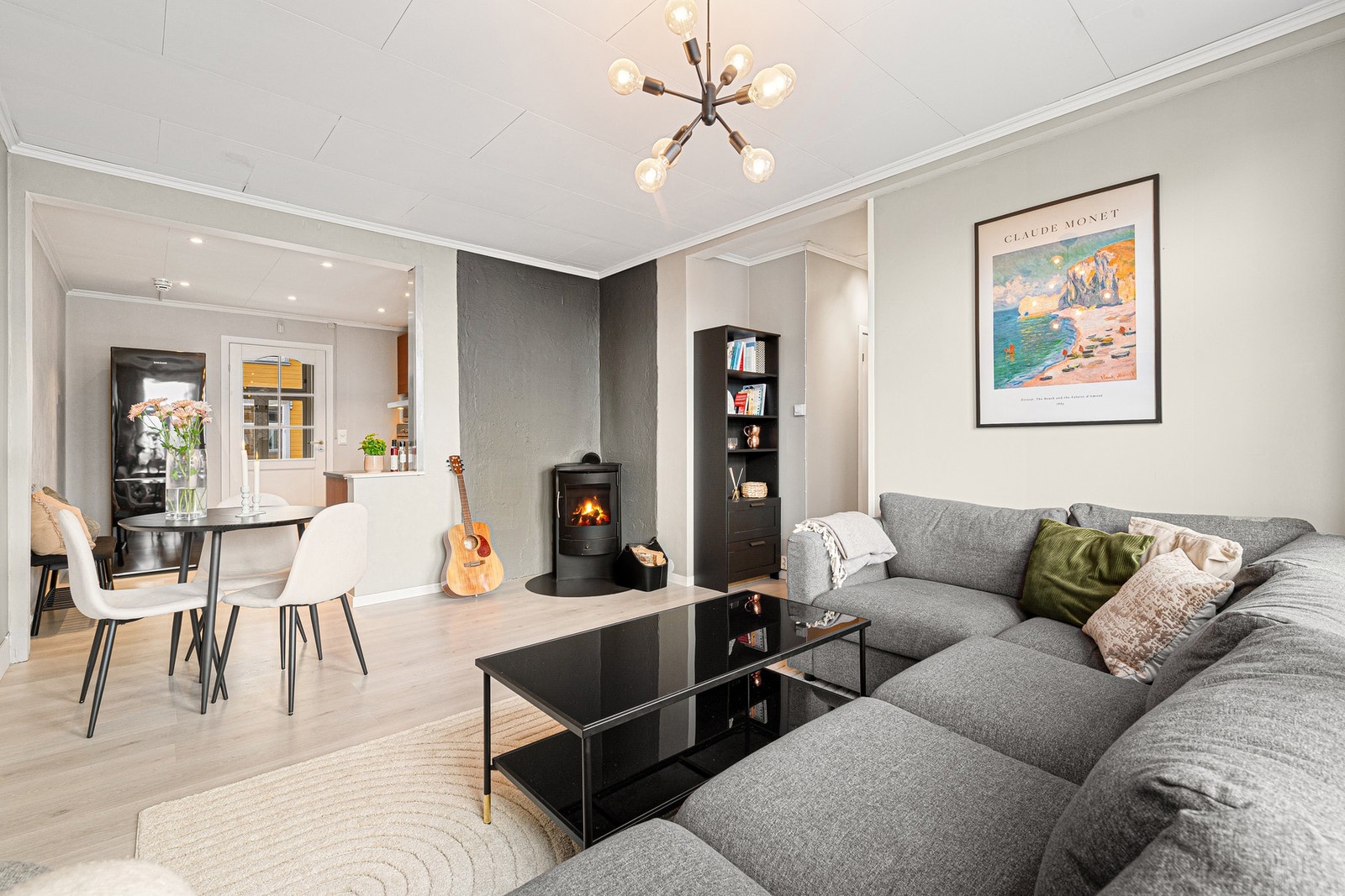 Leiligheten har et bruksareal på 62 kvadratmeter, og er lett å innrede. Galleribilde