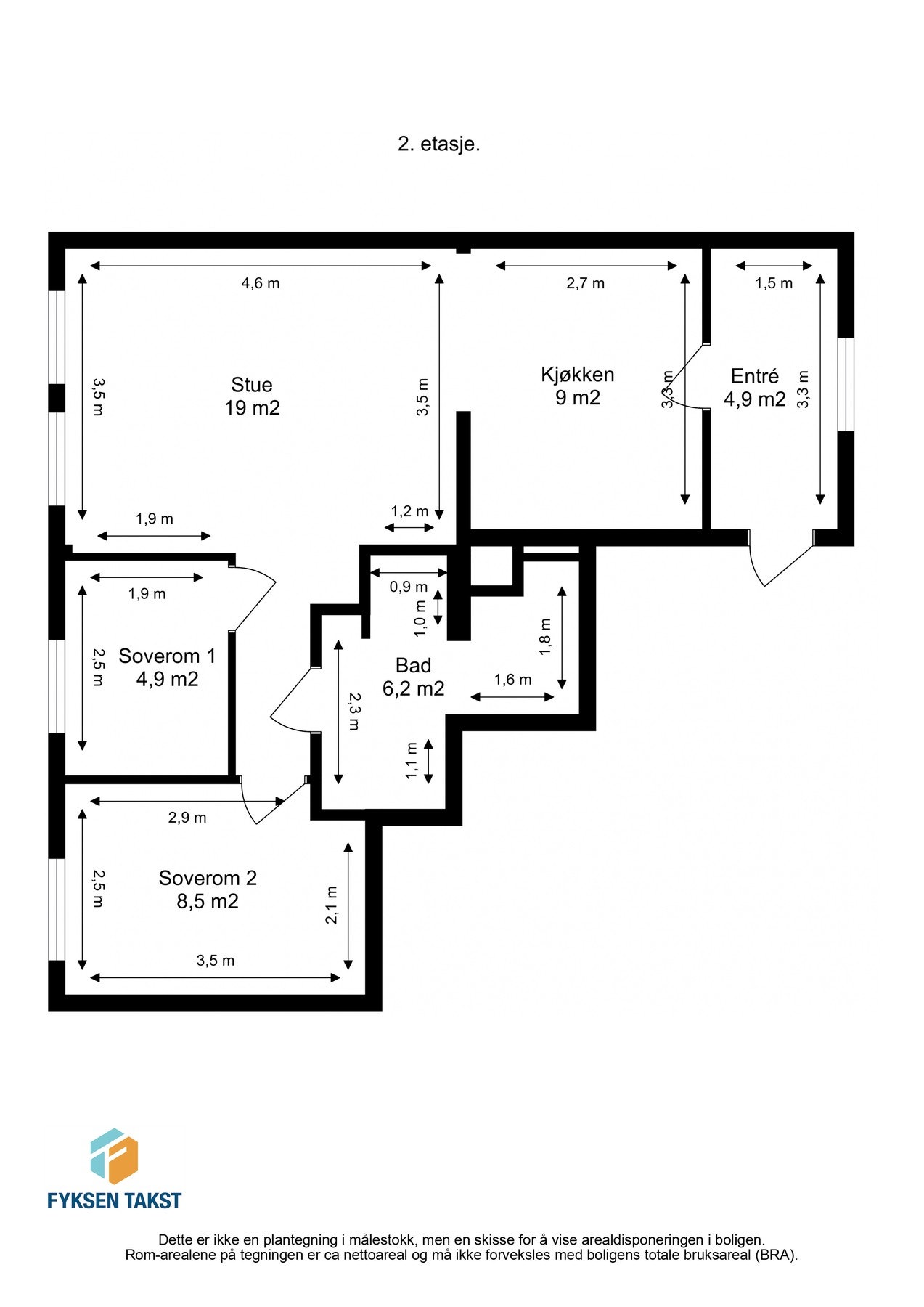 Planskisse. Galleribilde