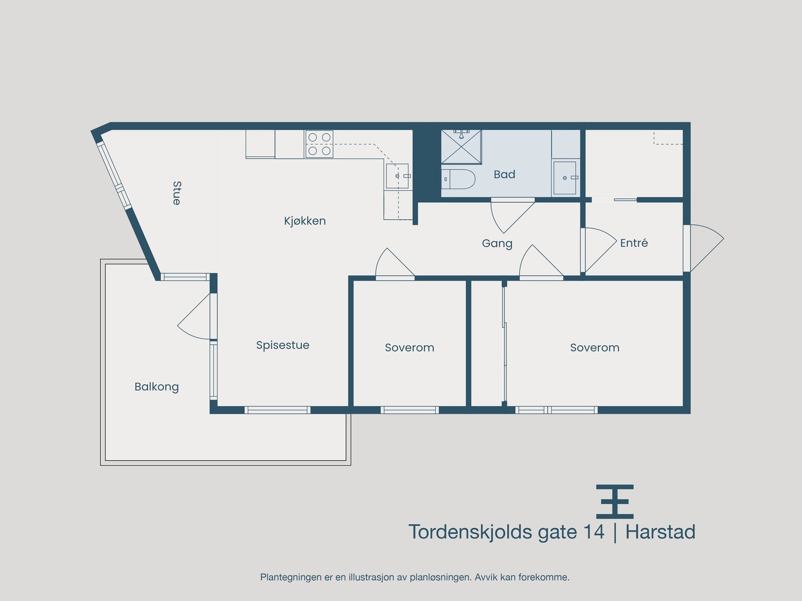 Plantegning Galleribilde