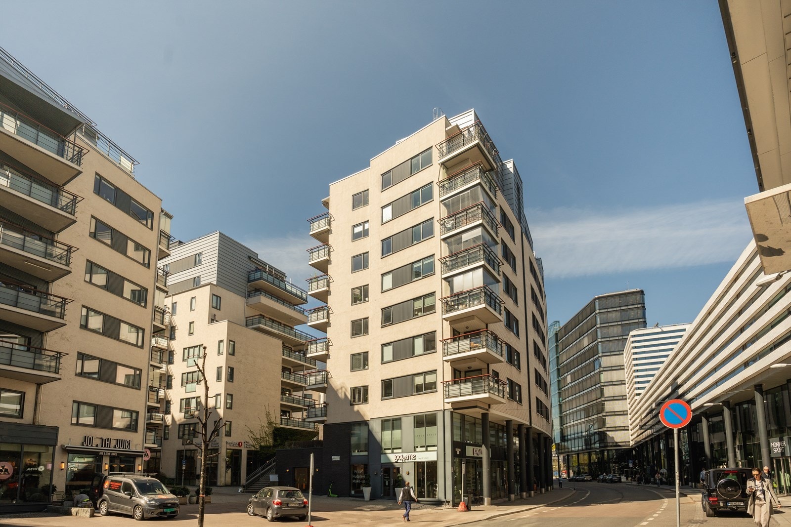 Bygget er fra 2008 og består av 149 leiligheter Galleribilde