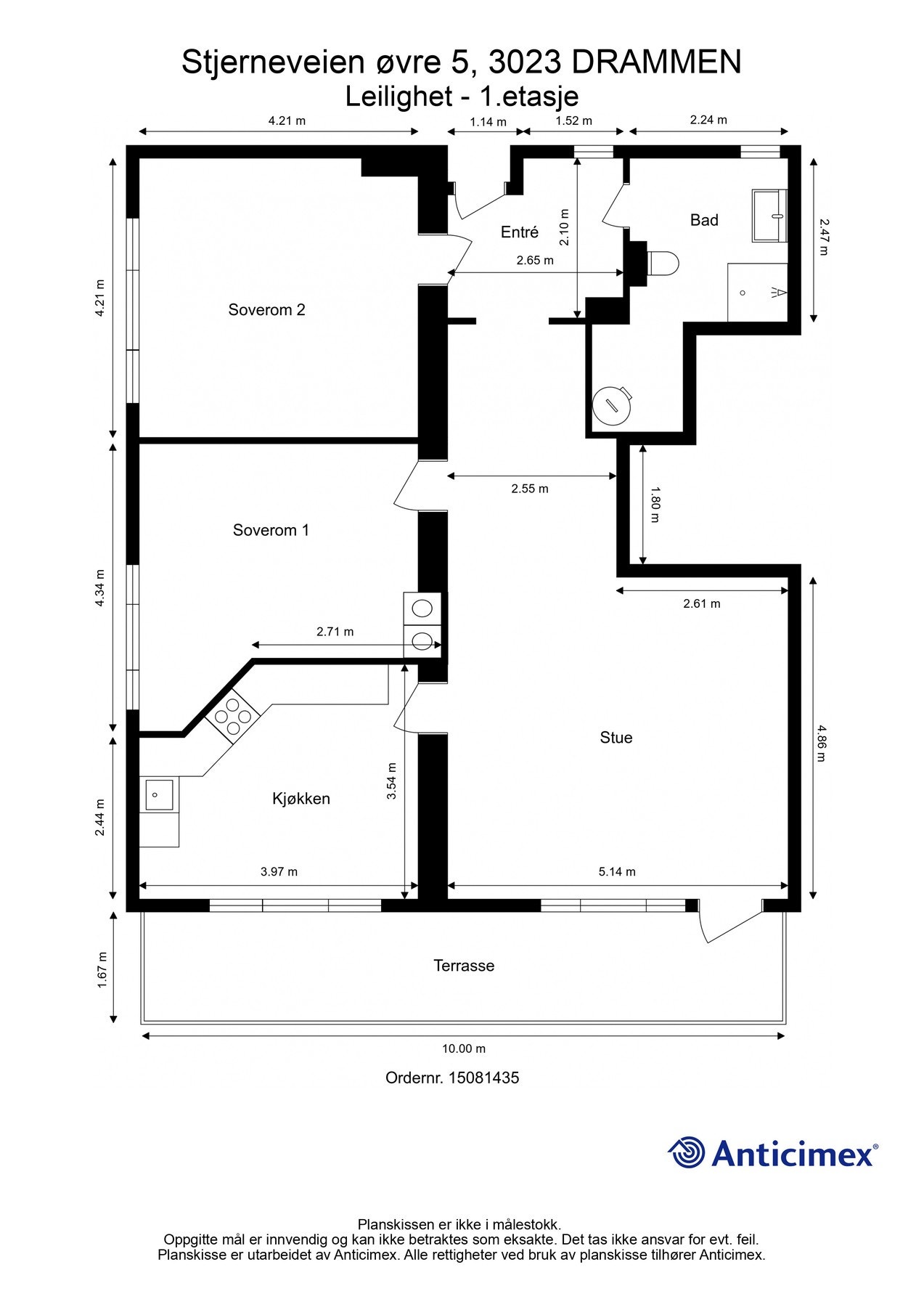 Plantegning Galleribilde