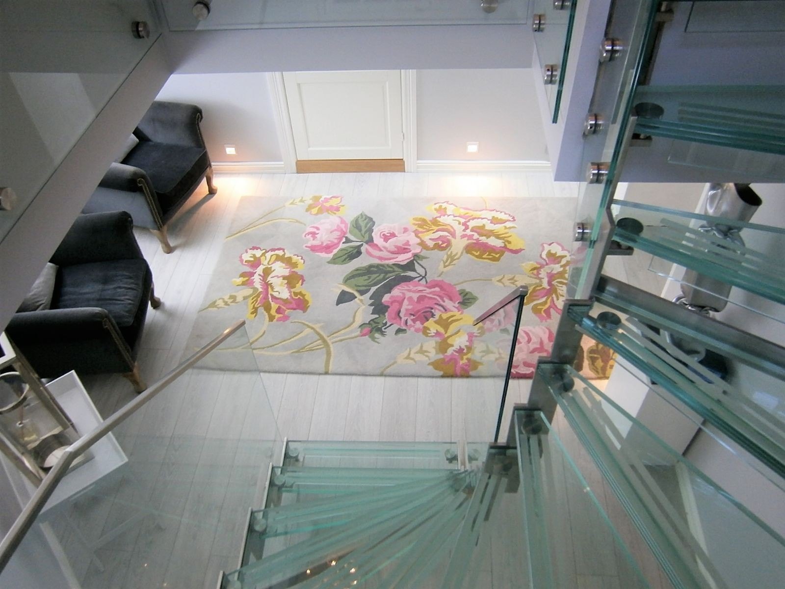 Delikate trapper av glass Galleribilde