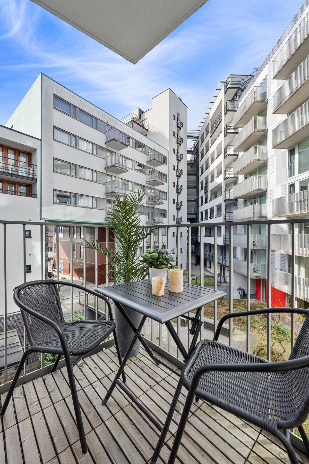Leiligheten har to balkonger. Galleribilde