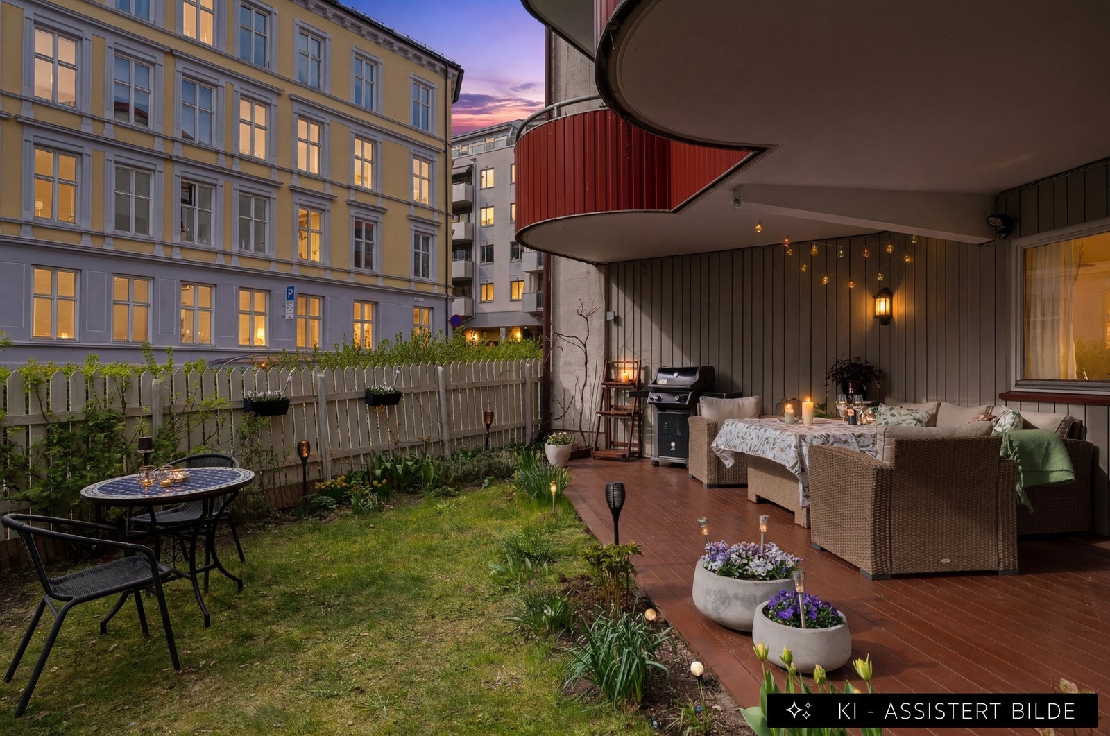 Kveldsstemning Galleribilde