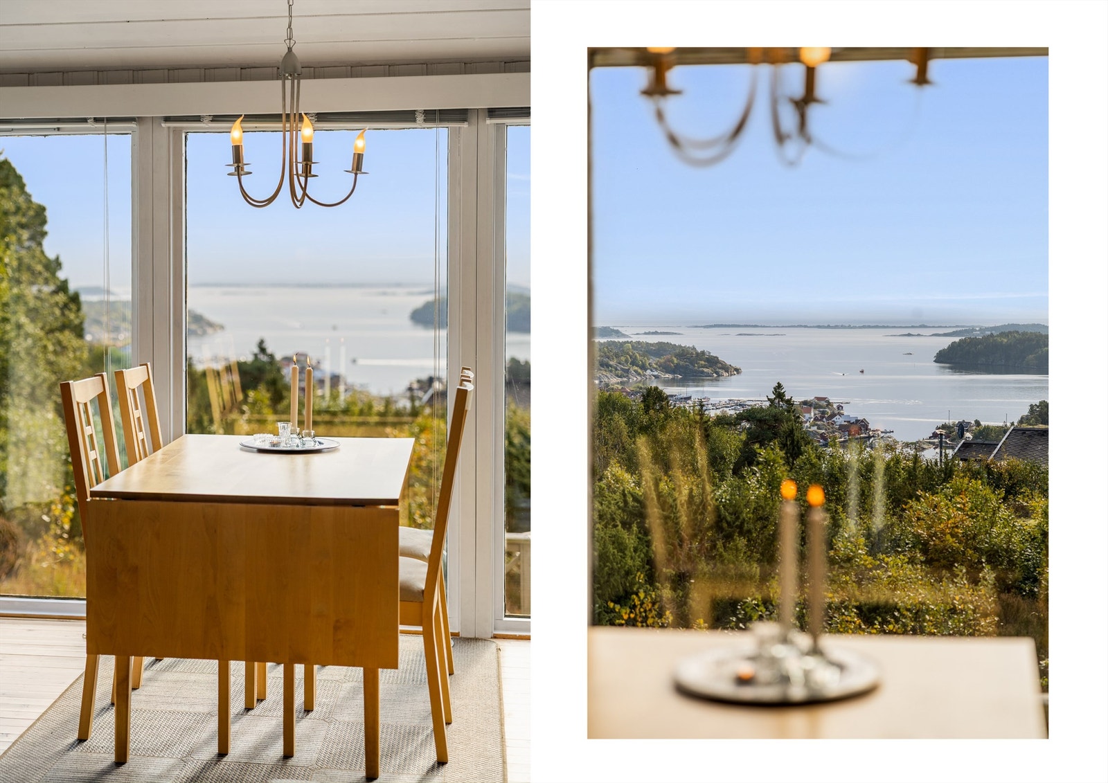 De store vinduene slipper inn rikelig med lys og visker ut skillet mellom inne og ute. Galleribilde