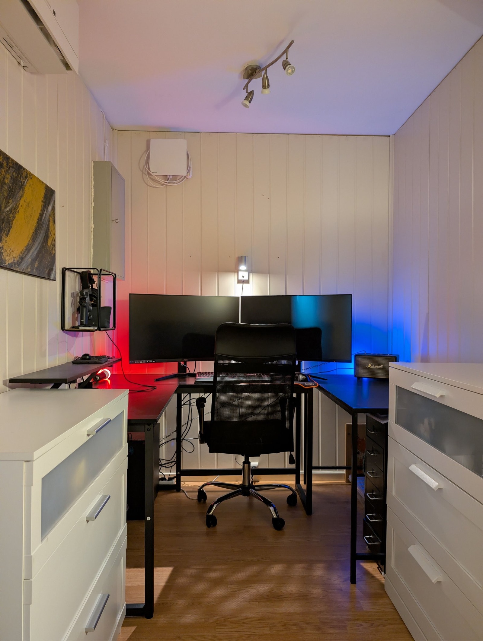Kontor/"sove alkove" med ventilasjon. Galleribilde