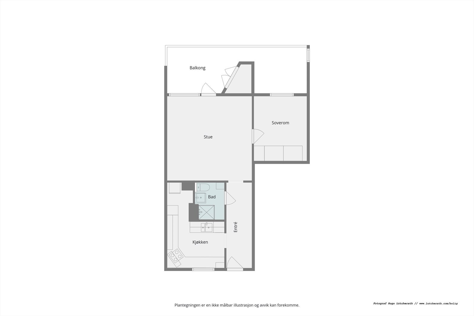Plantegning Galleribilde