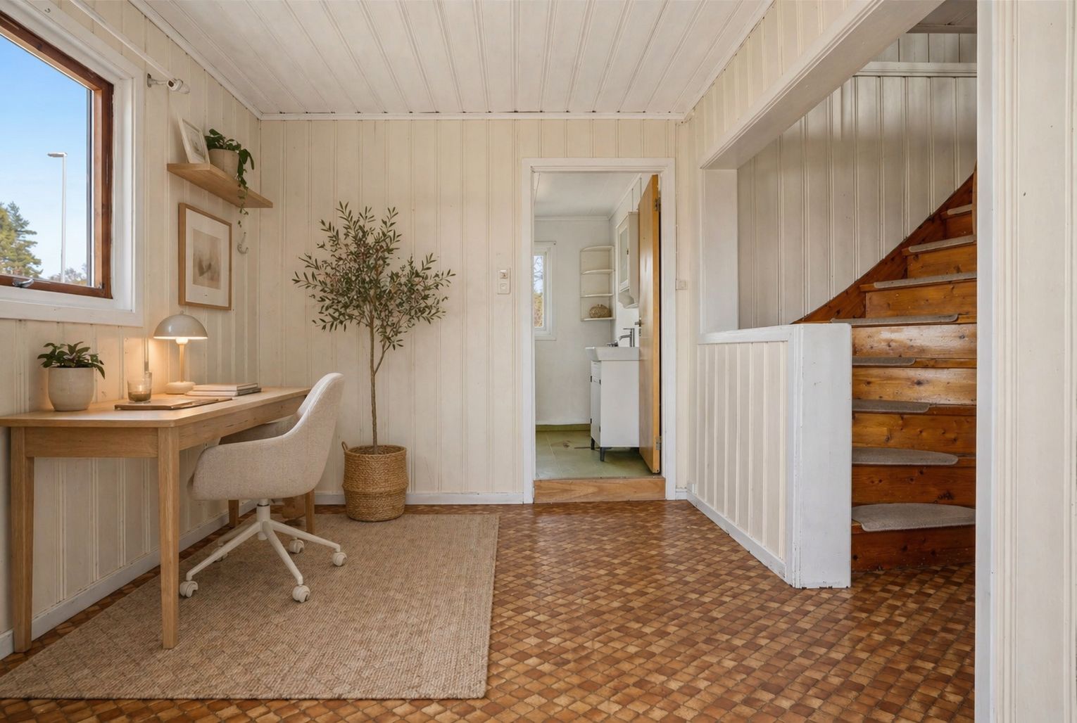 F eks et glimrende sted å etablere et hjemmekontor om man har behov for det. Galleribilde