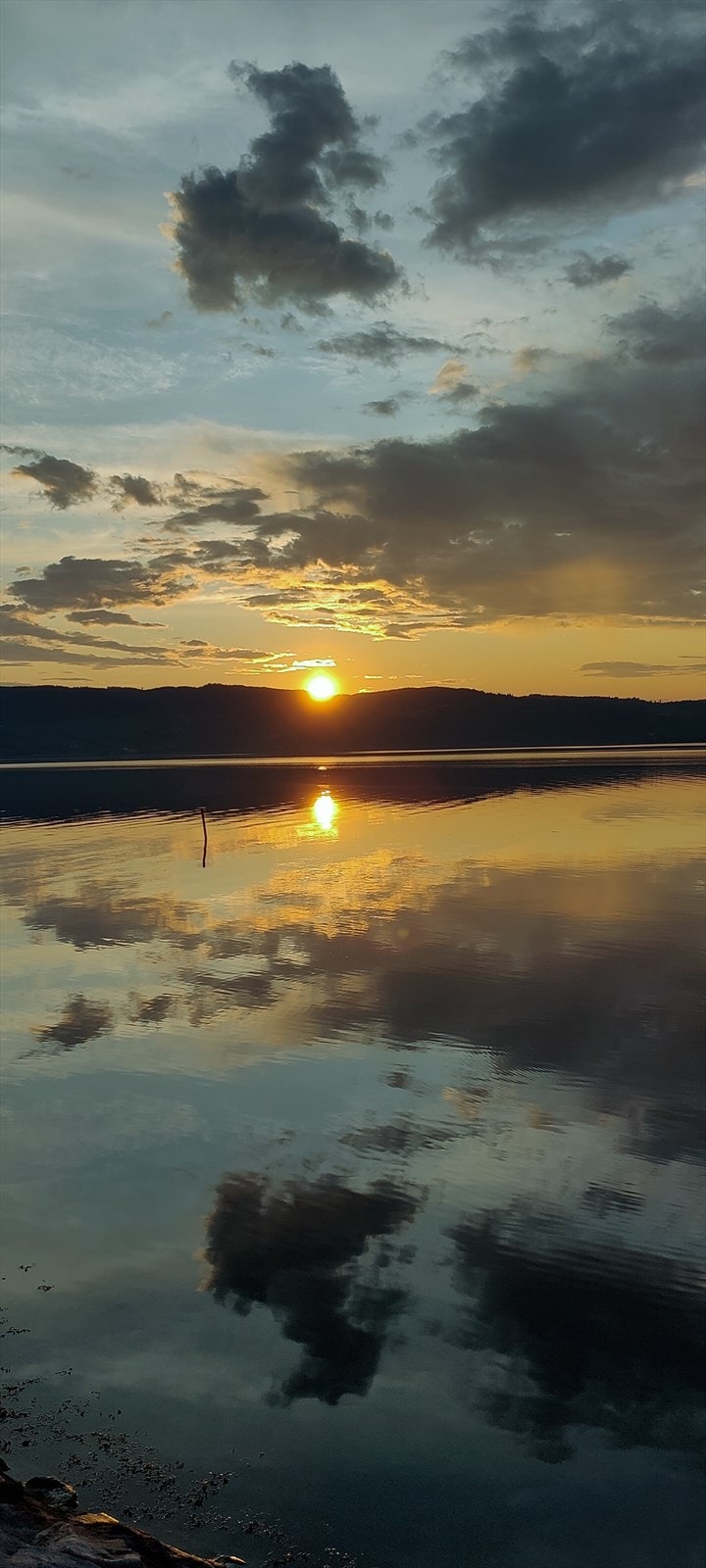 Selgers bilde av soloppgangen. Galleribilde