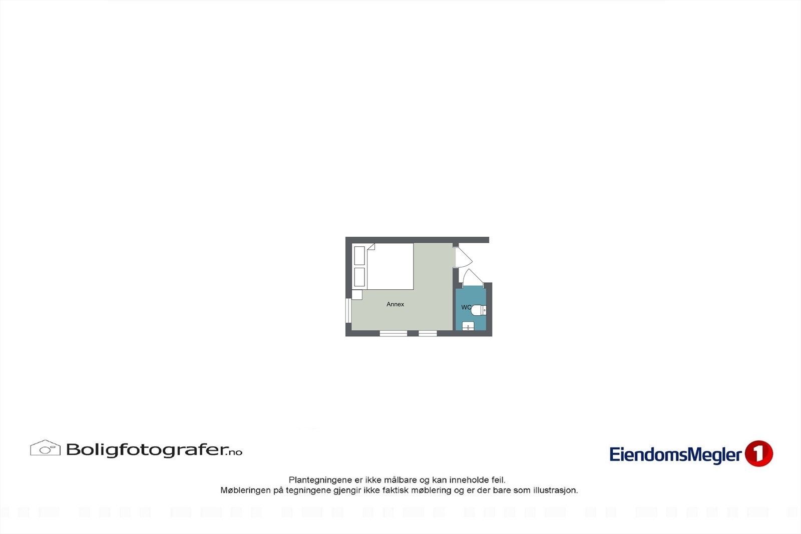 Plantegning anneks/bod Galleribilde