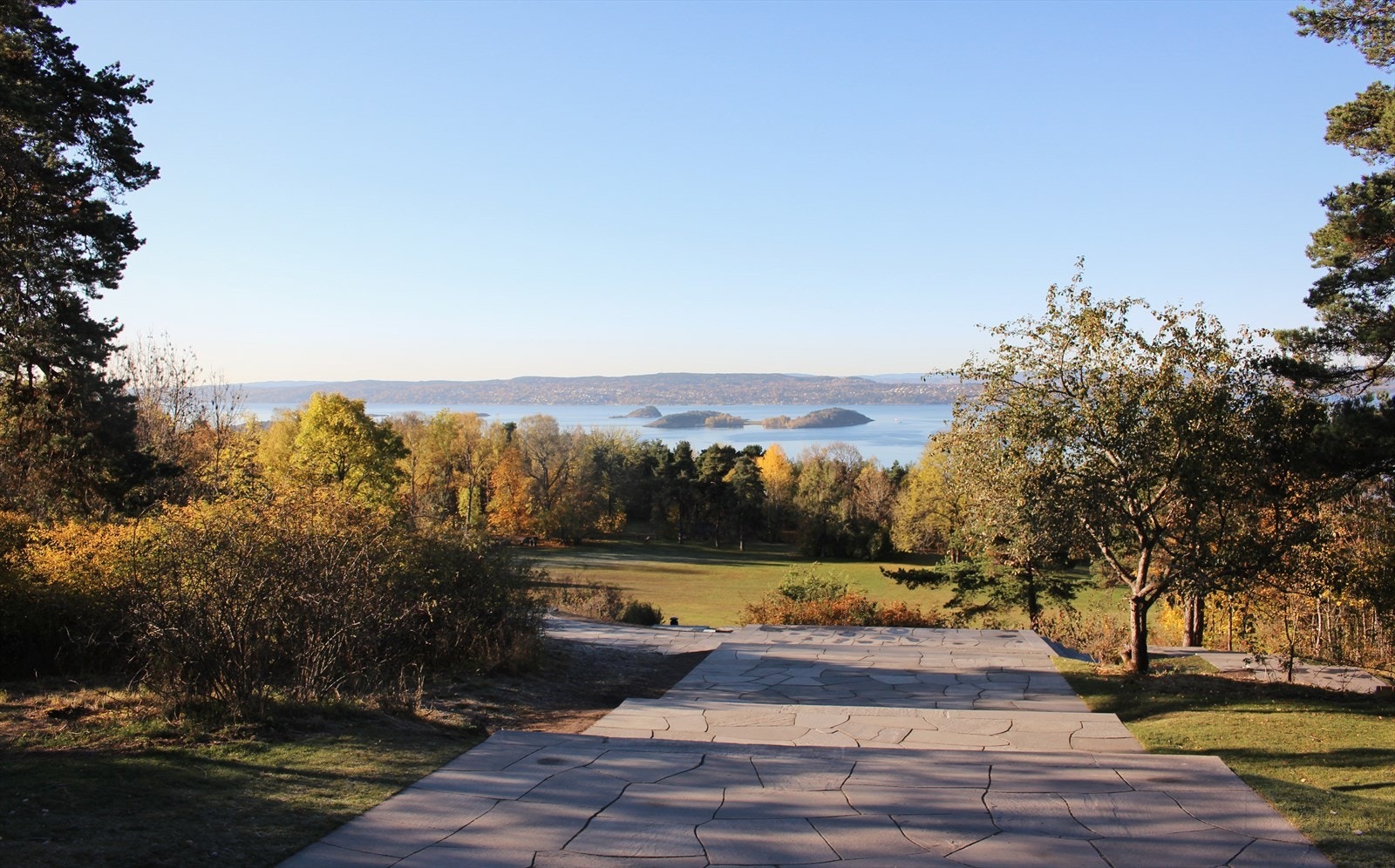 Spektakulær utsikt fra Ekebergparken. Galleribilde