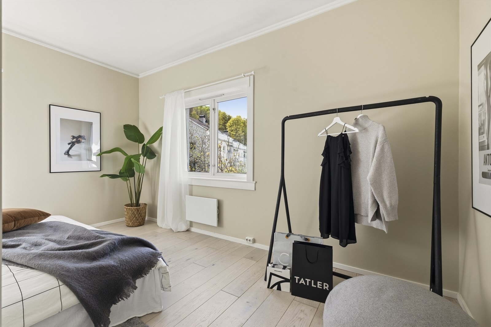 Parkett på soverom. Galleribilde