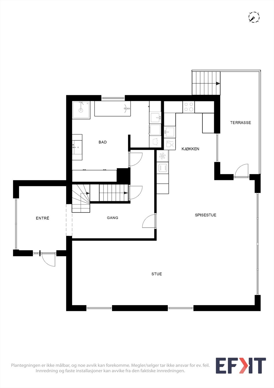 Planskisse 1.etasje Galleribilde