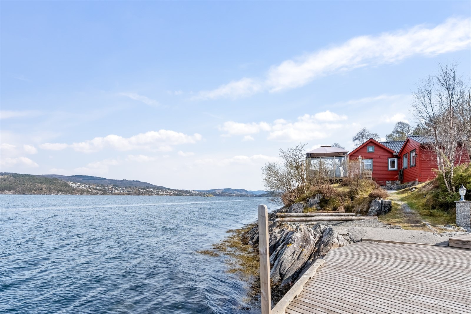 Utsikt og kai sett fra nøstet. Galleribilde
