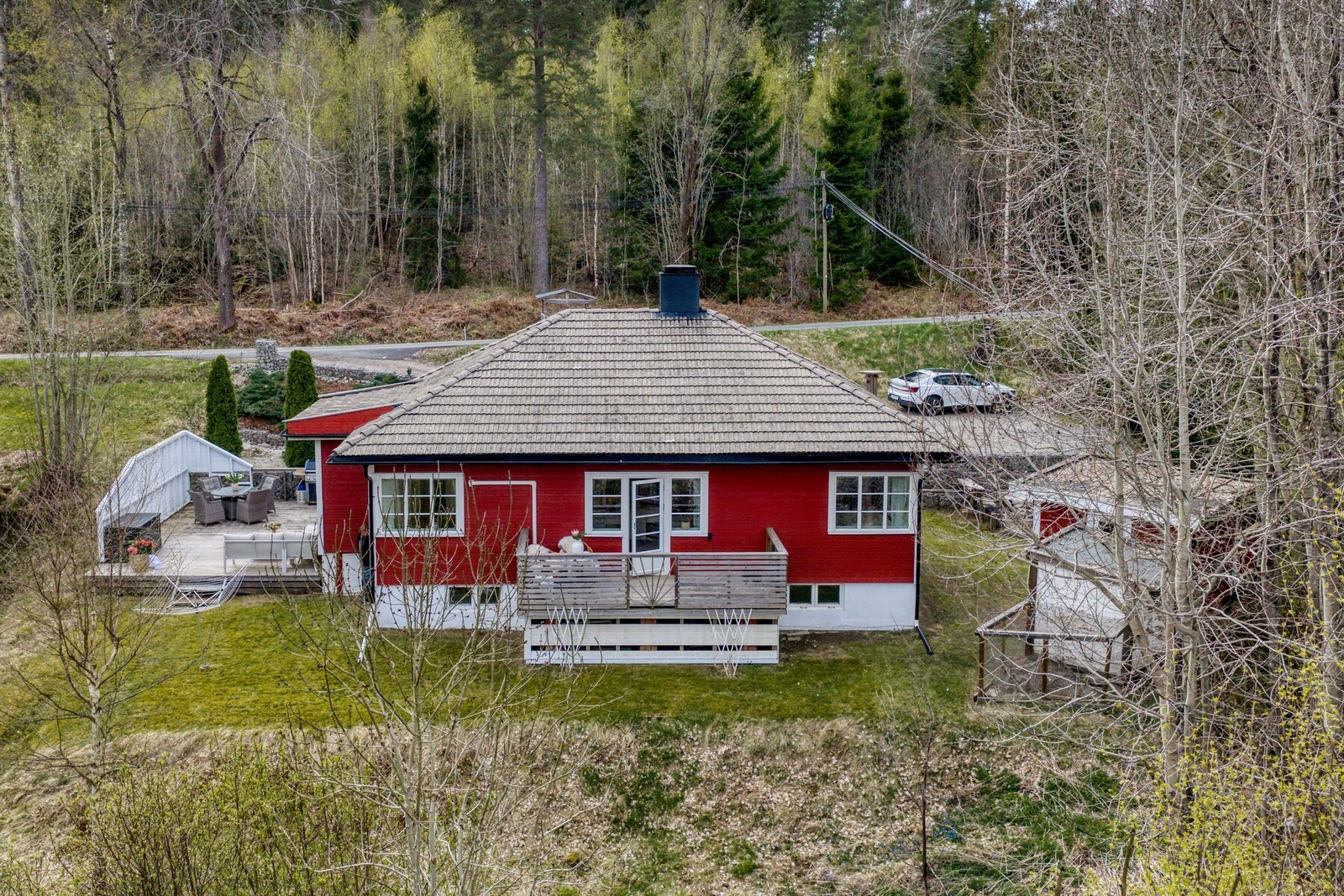 Såra Vest 26, en fin enebolig i landlige omgivelser på Gressvik. Galleribilde