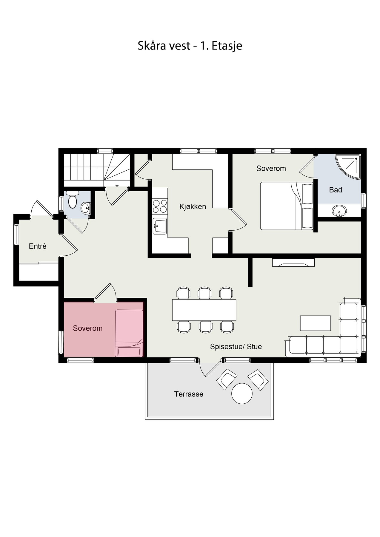 Alternativ planløsning - 1. etasje Galleribilde